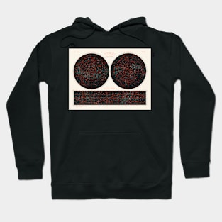 19th Century Constellations over the Two Hemispheres Hoodie